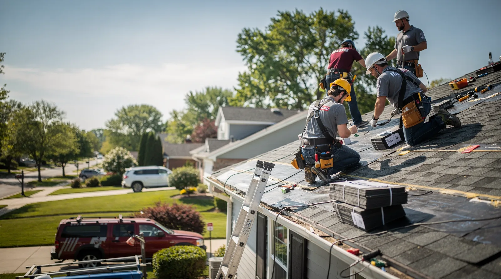 Roof Repair in Lake Zurich, IL around you